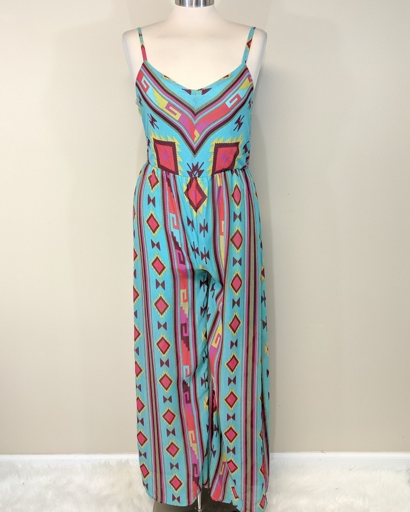 Ruby Rox/Nordstrom Aztec Boho Jumpsuit - Picture 6 of 6